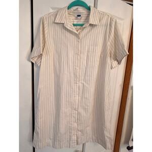 Old Navy Button Up Shirt Dress Size Large